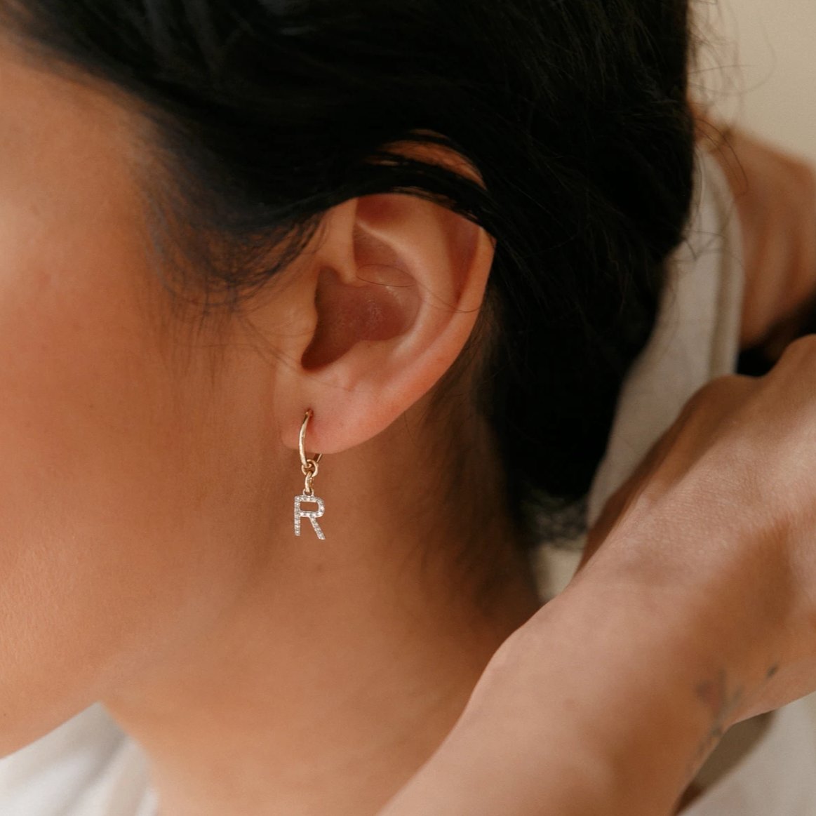 Diamond Initial Charm