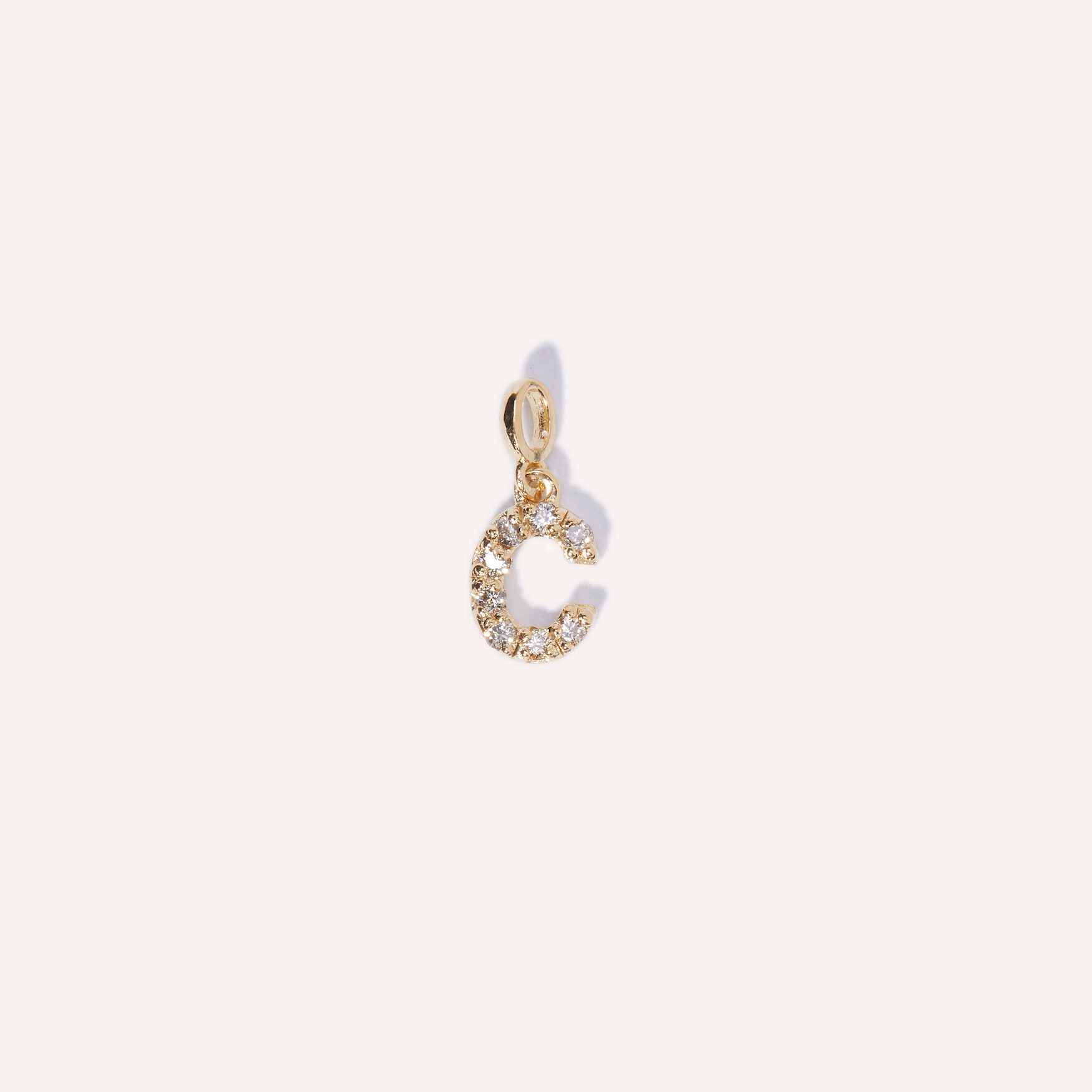 Baby Diamond Initial Charm