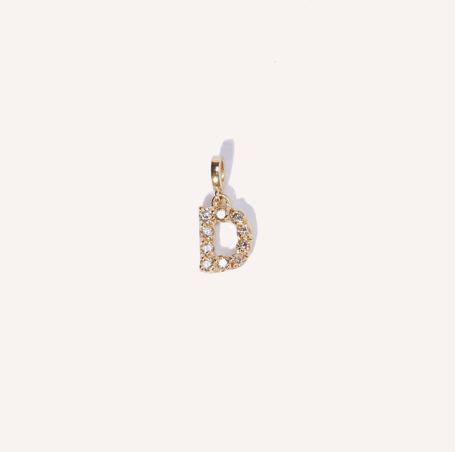Baby Diamond Initial Charm