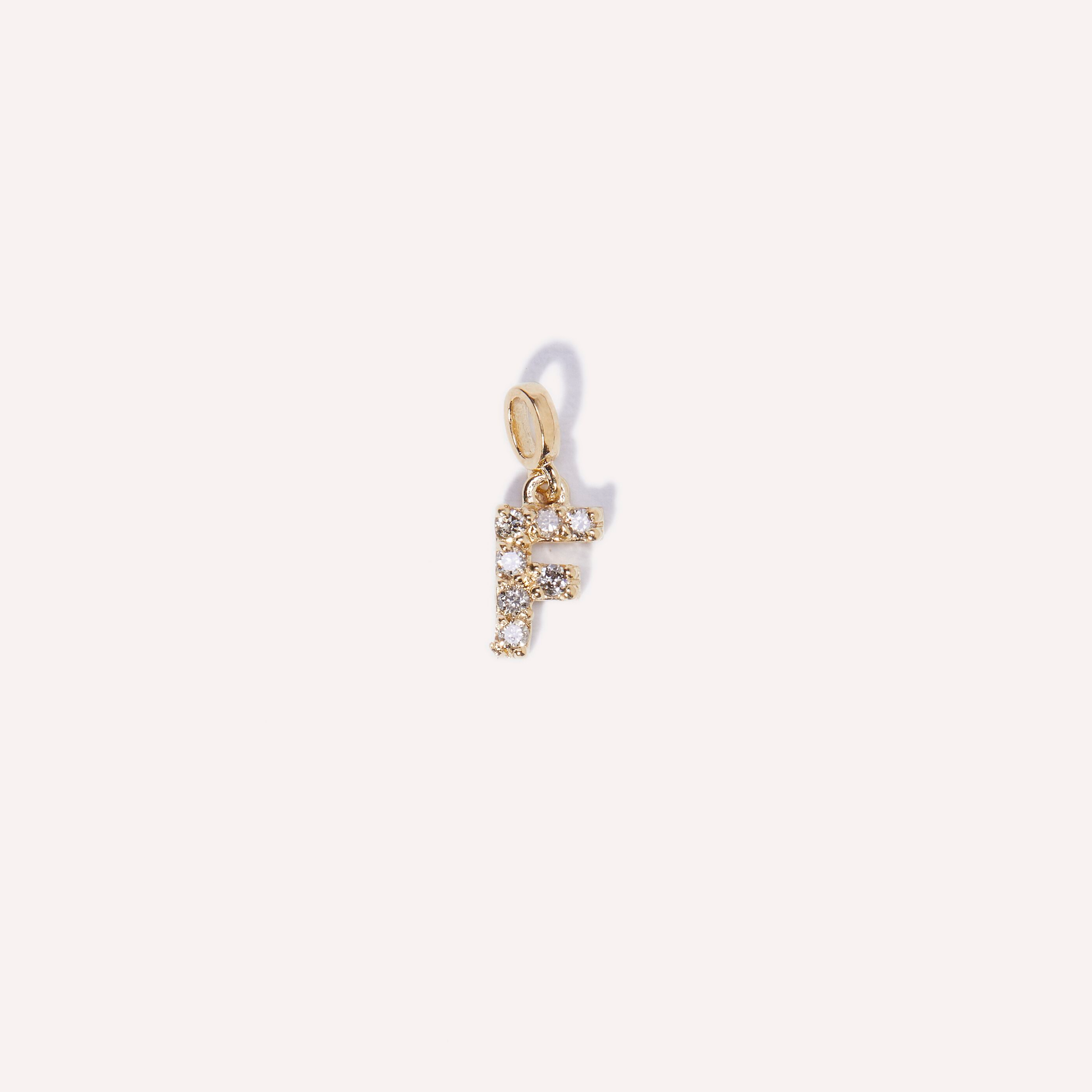 Baby Diamond Initial Charm