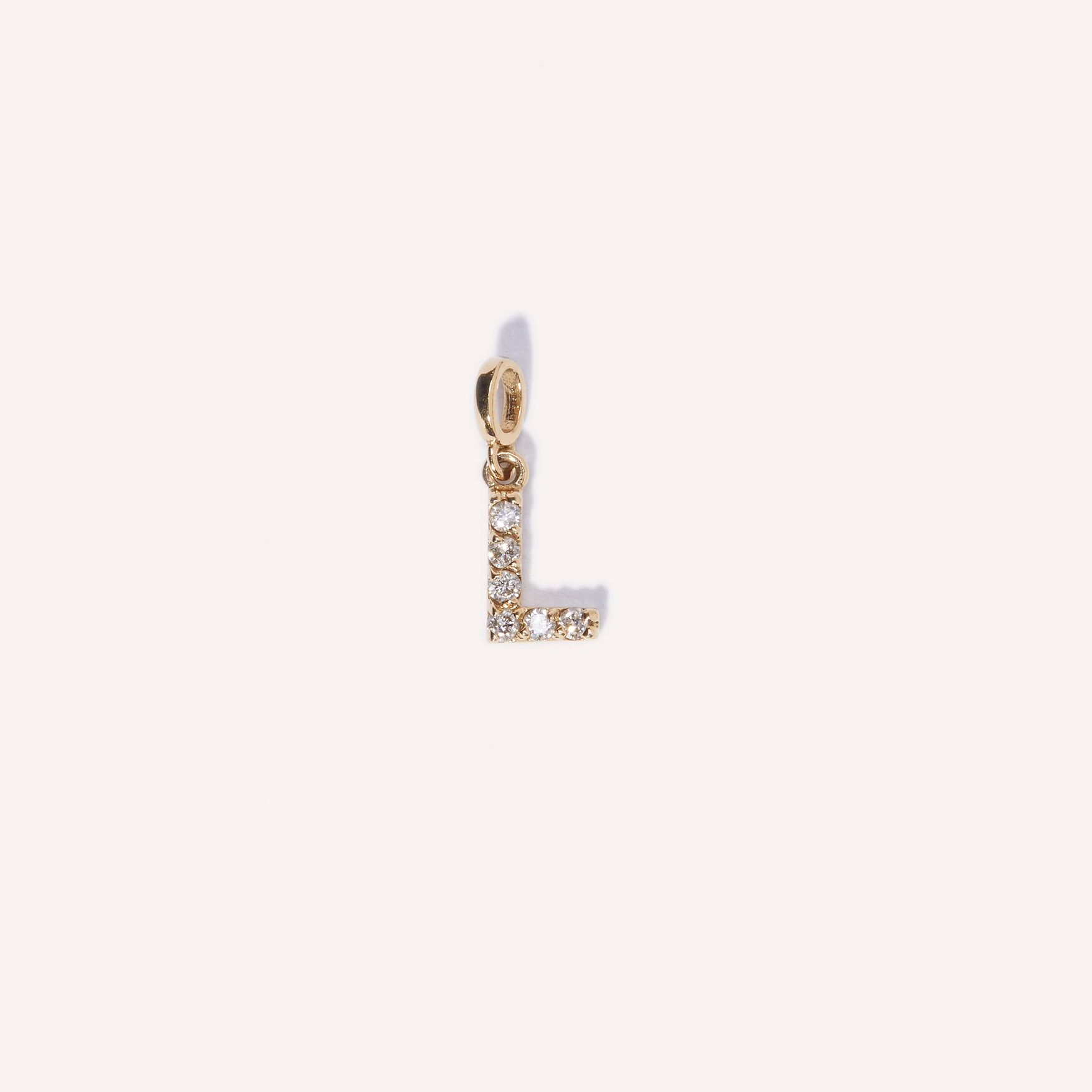 Baby Diamond Initial Charm