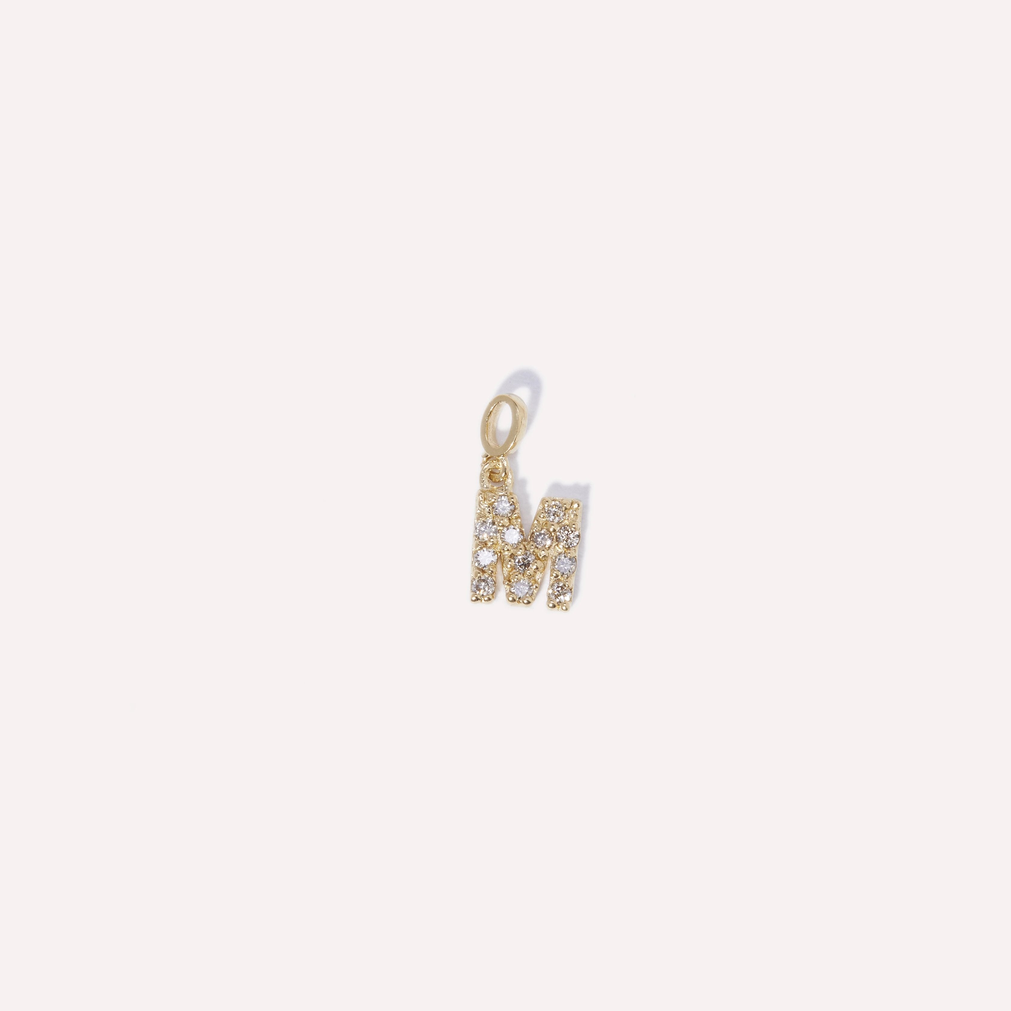 Baby Diamond Initial Charm