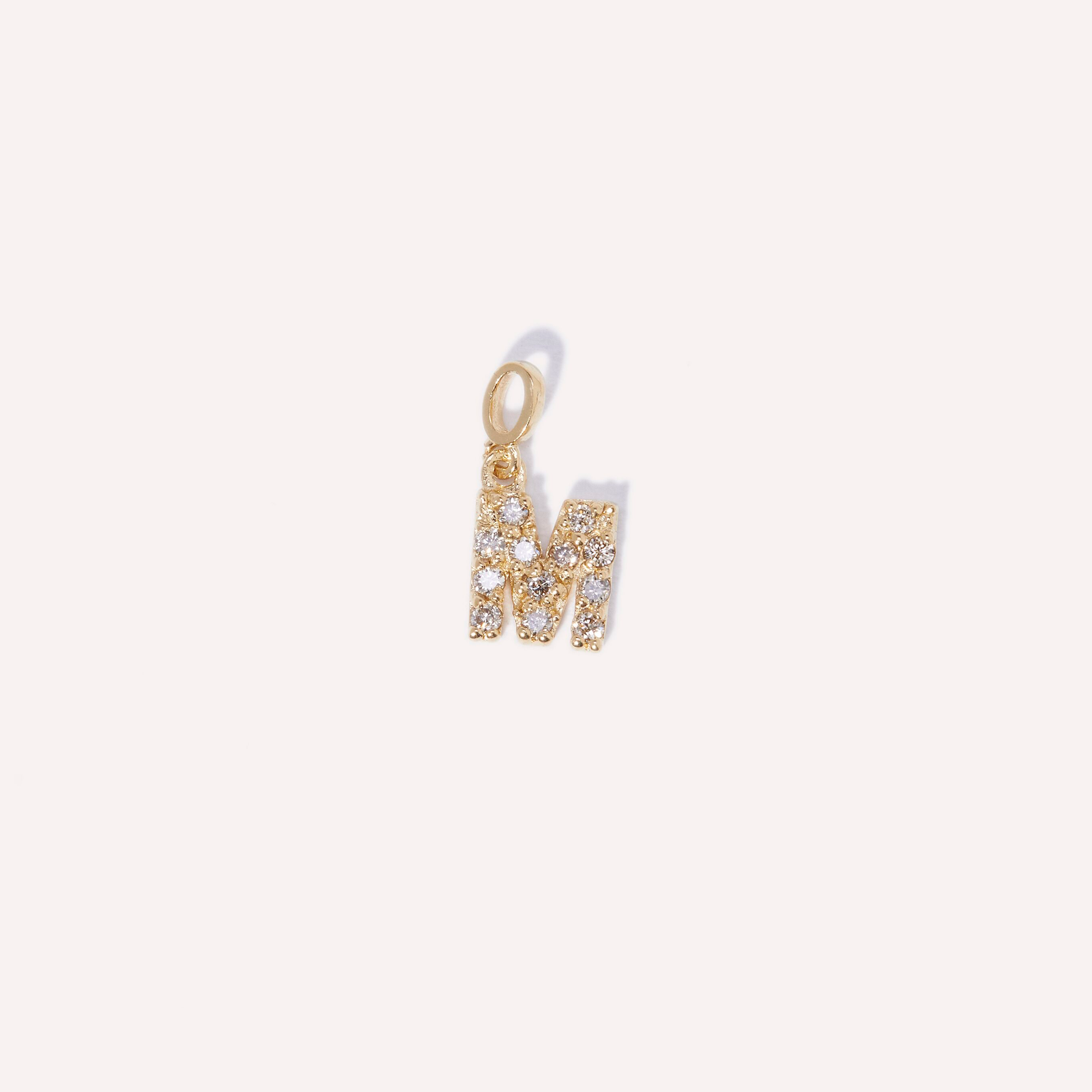 Baby Diamond Initial Charm