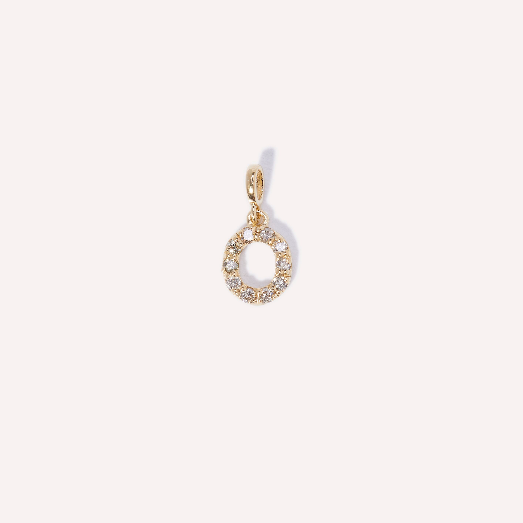 Baby Diamond Initial Charm