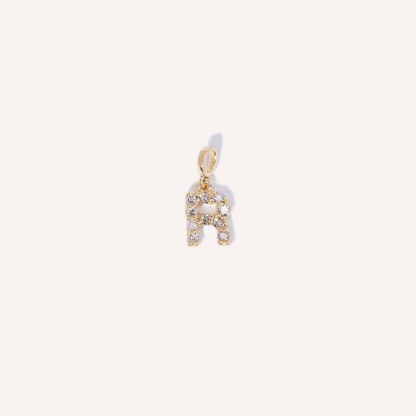 Baby Diamond Initial Charm