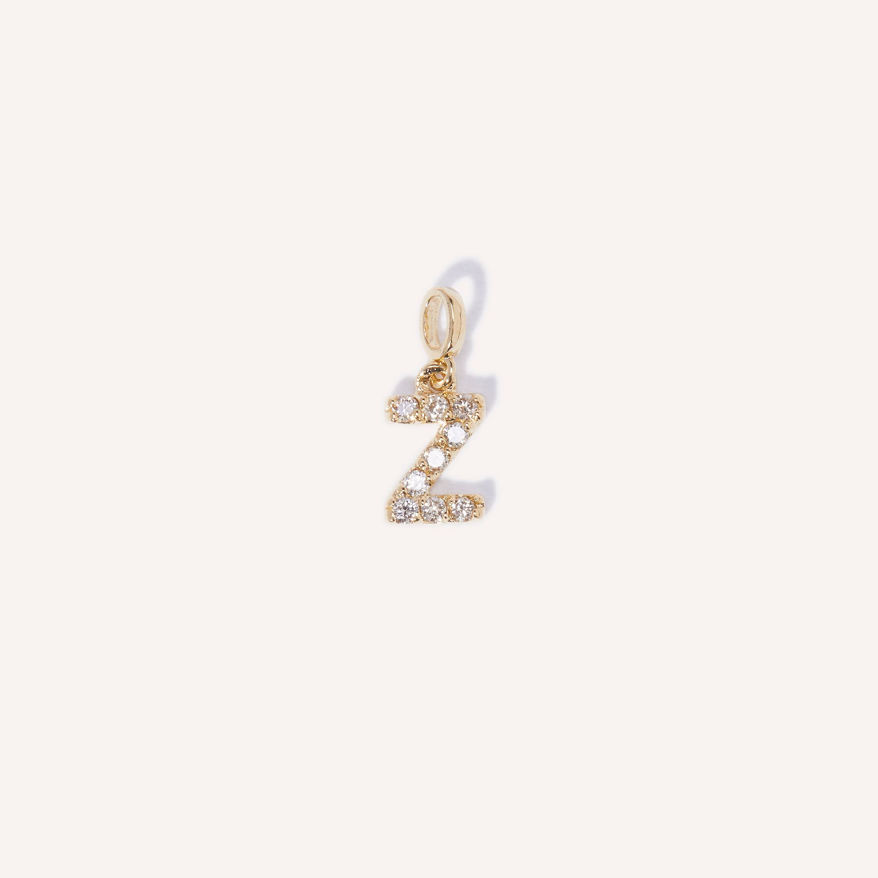 Baby Diamond Initial Charm