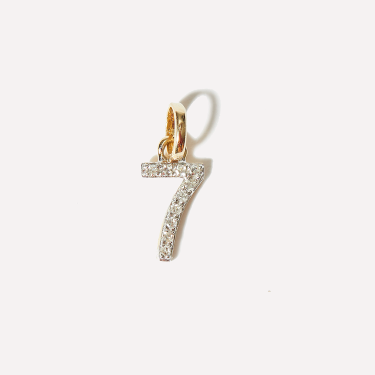 Diamond Number Charm