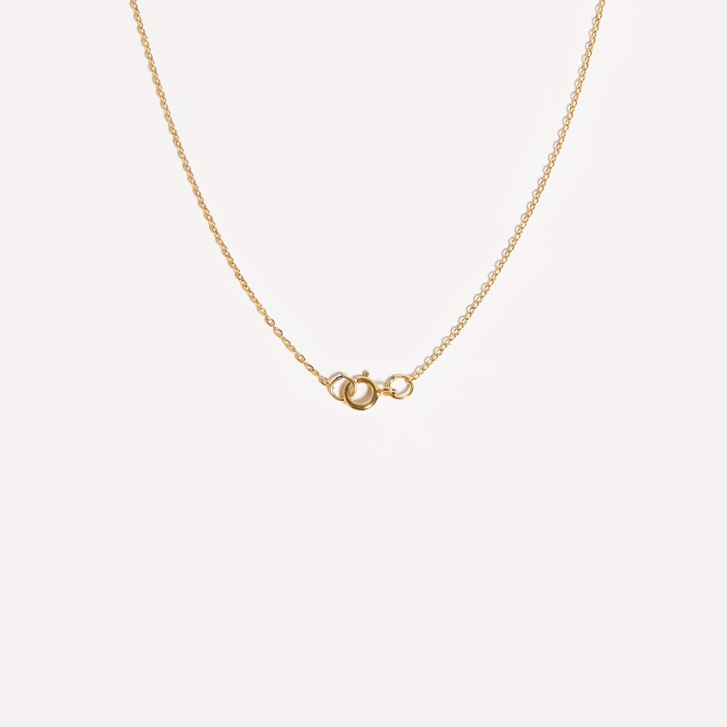 Sideways Initial Necklace