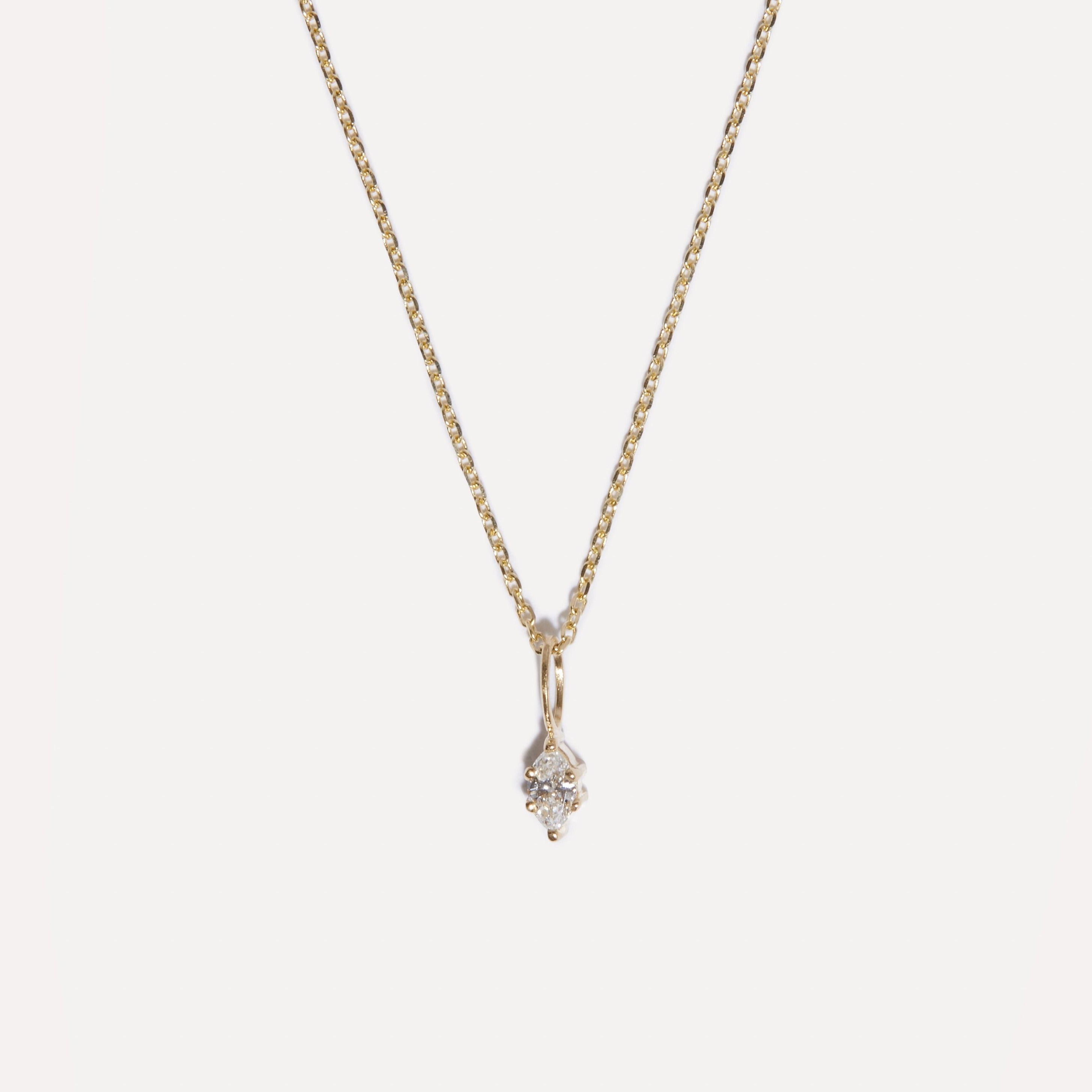 Marquise Birthstone Charm