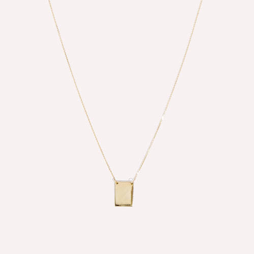Square Pendant Necklace